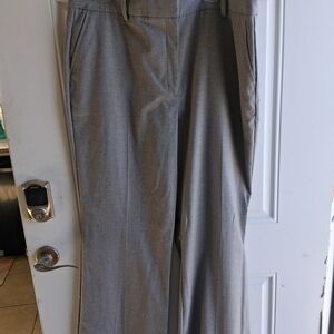 Worthington Light Gray Straight-Leg Dress Pants
